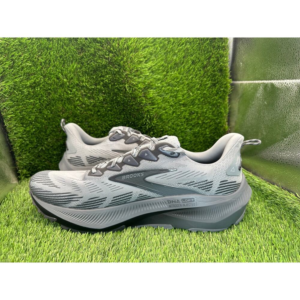 Brooks Ghost Trail 1104751D004 Athletic Sneaker Men's 14D Gray Mesh Training Gym - Picture 10 of 14